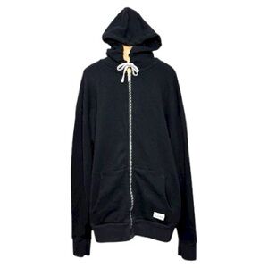 Hollister Men’s Black Zip Up Hooded Sweatshirt